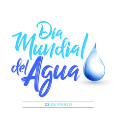 World Water Day March 22 Spanish Text