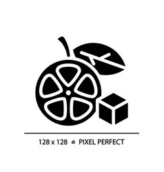 2d Simple Glyph Style Fruit Icon