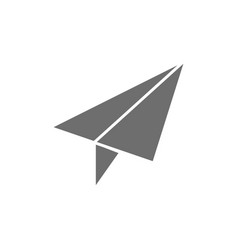 Paper Plane Post Communication Grey Icon