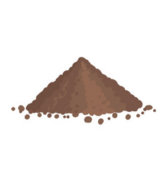 Pile Of Soil Heap Brown Earthy Fertilizers