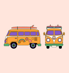 Hippie Bus Car