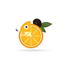 Orange Chameleon Logo