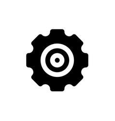 Setting Icon Simple Cog Sign