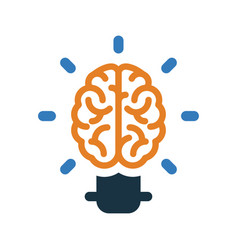 Brain Idea Mind Icon Editable Logo