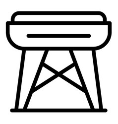 Kitchen Table Icon Outline Work Factory