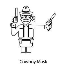 Cowboy Mask