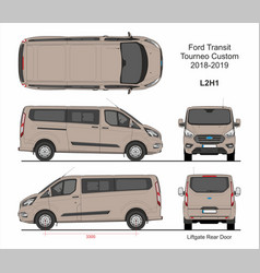 Ford Transit Tourneo Custom Van L2h1 2018-2019