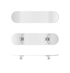 Skateboard Template Realistic Mockup