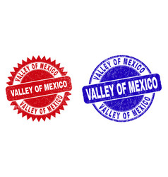 Valley Of Mexico Rounded And Rosette Stamp Seals