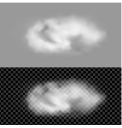 White Fluffy Cloud Realistic Image