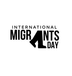 International Migrants Day On December 18 Poster