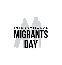 International Migrants Day On December 18 Poster