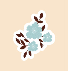 Femme Blue Flower Icon