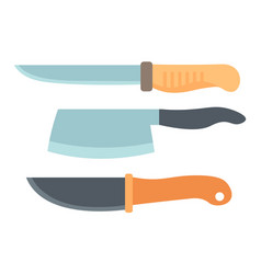 Knives Assortment Butchers And Kitchen