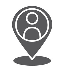 Local Seo Glyph Icon Optimisation And Location