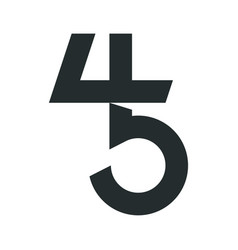 Number 45 Logo Design