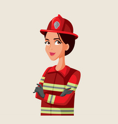 Rescue Female Firefighter Character In Safe