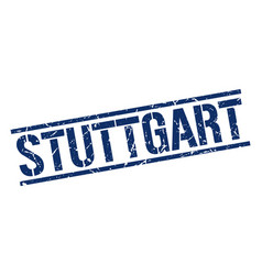 Stuttgart Blue Square Stamp