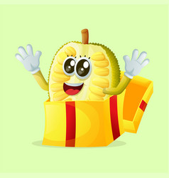 Jackfruit Character Appear In The Gift Box