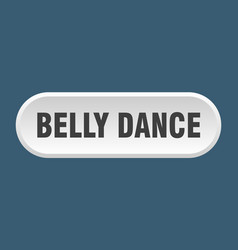 Belly Dance Button Rounded Sign On White