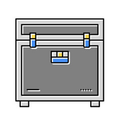 Flight Case For Music Equipment Color Icon