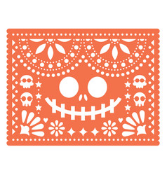 Calavera Papel Picado Vector Images 32