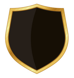 Shield With Golden Border