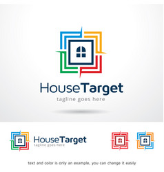 House Target Logo Template