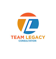 T L Team Legacy Logo Designs Simple Modern