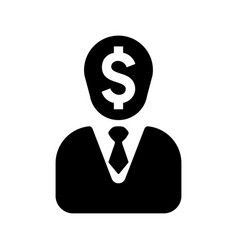 Money Agent Salesman Icon