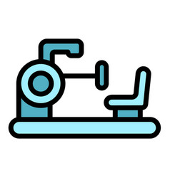 Workout Seat Icon Flat