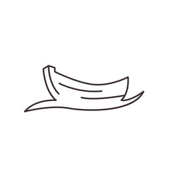 Boat Line Icon Logo