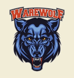 Warewolf Head Mascot