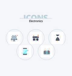 Electronics Flat Icon Pack 5 Icon Design Light