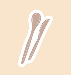 Femme Spoon And Knife Icon