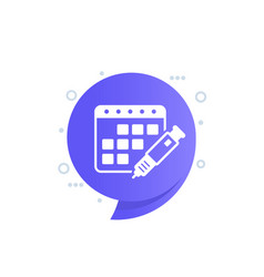 Insulin Injection Schedule Icon