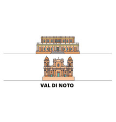 Italy Val Di Noto Flat Landmarks