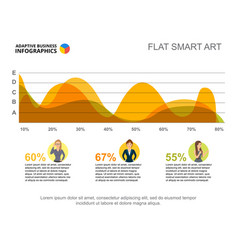 Business Infographics With Area Chart