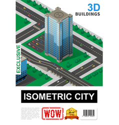 Isometric Cityscape Poster