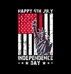 Happy 4th July Independence Day T Shirt Design