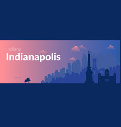 Indianapolis Usa Famous City Scape Background