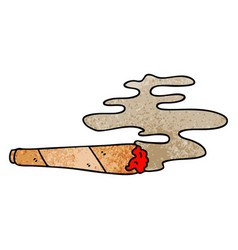 Quirky Hand Drawn Cartoon Lit Joint