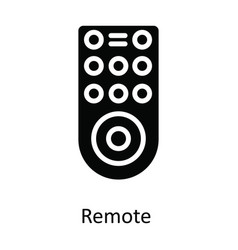 Remote Solid Icon Design Mu