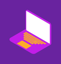 A Minimalistic Laptop Icon Design