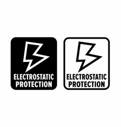 Electrostatic Protection Information Sign