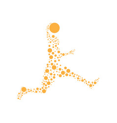 Dots Basket Icon Logo