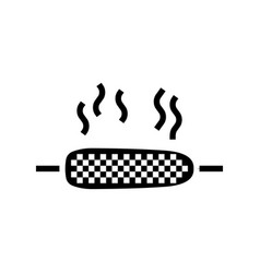 Roasted Corn Glyph Icon