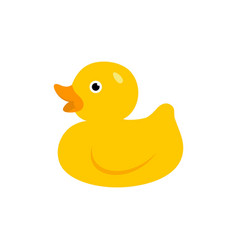 Rubber Duck Flat Style Logo