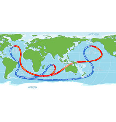 Ocean Current World Map