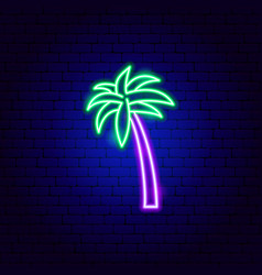 Party Palm Tree Neon Sign